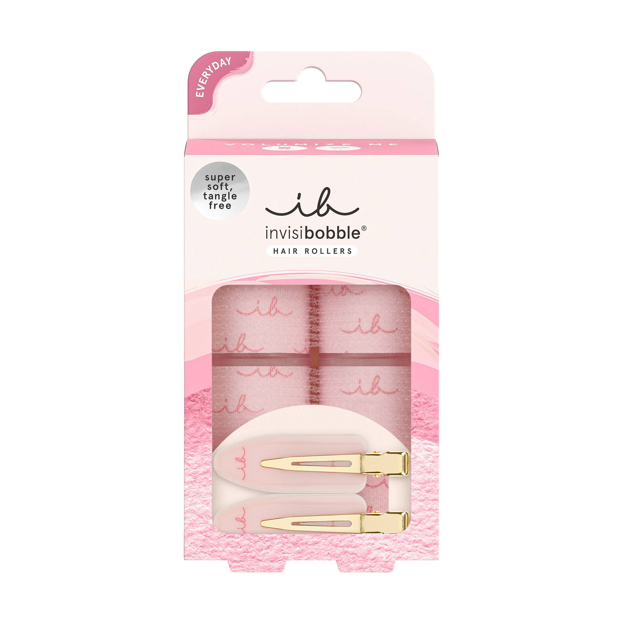 Набір для створення об'єму Invisibobble Volumize Me Set (бігуді, 4 шт + заколка, 2 шт)