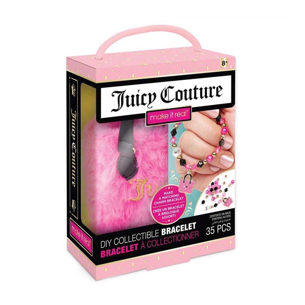 Набір для створення шарм-браслету Make it Real Juicy Couture Модниця Гламур, 35 елементів, від 8 років, 16*12*6 см (MR4471-3)